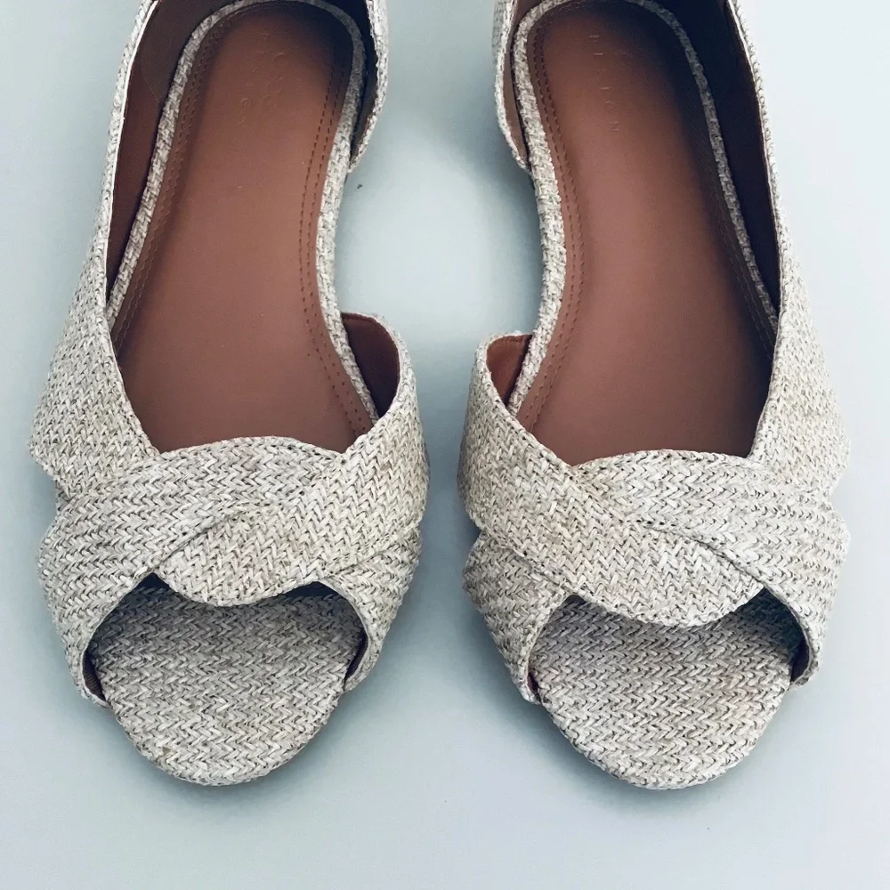 ASOS flat sandals with peep toe - never worn - Picture 3 of 6